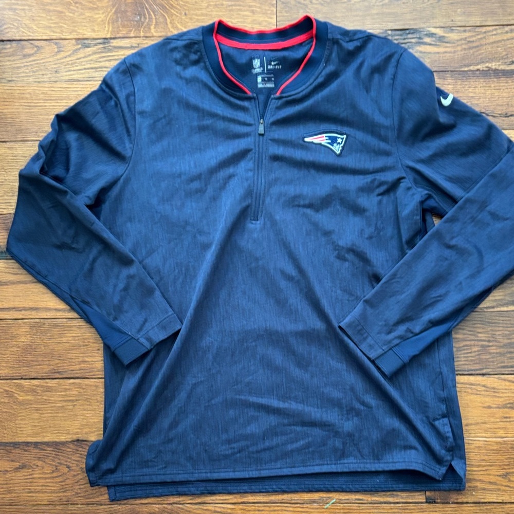 Nike Patriots Quarter-Zip Dri-fit Pullover